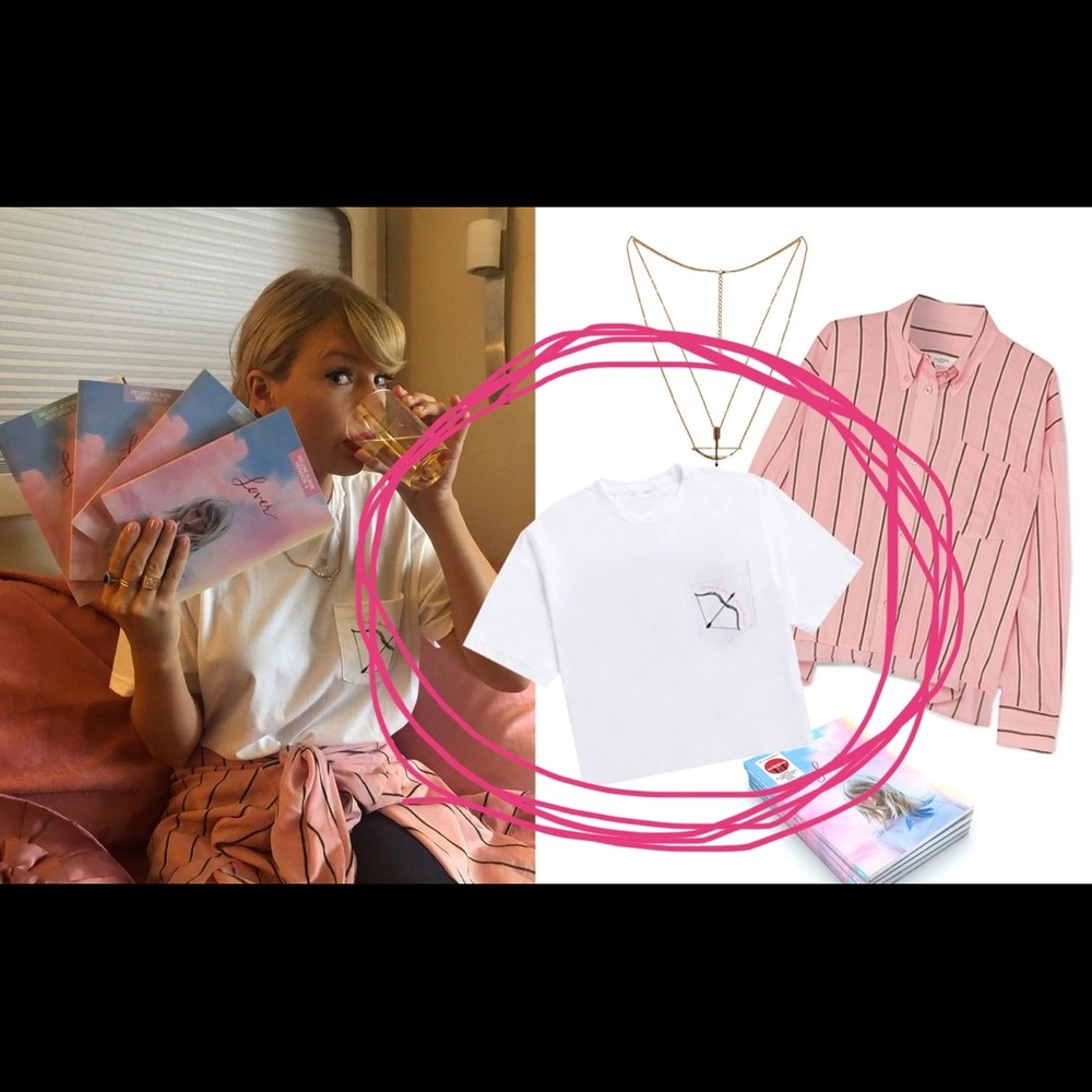 ISO TAYLOR SWIFT THE ARCHER CROP TOP